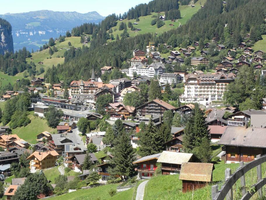 Apartment With Great View At Residence Brunner Wengen Dış mekan fotoğraf